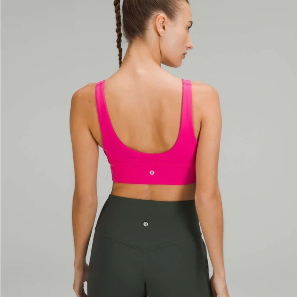 Lululemon Align Reversible Bra in Sonic Pink/Sonic Pink- size 8 - Picture 2 of 5